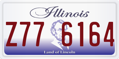 IL license plate Z776164
