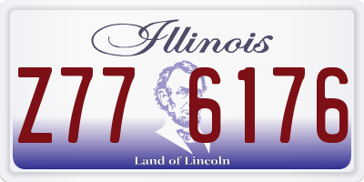IL license plate Z776176