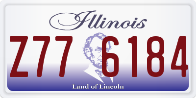 IL license plate Z776184