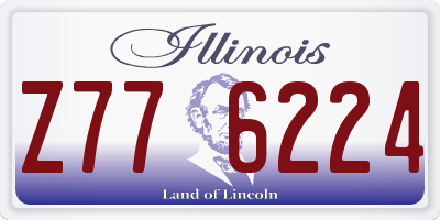 IL license plate Z776224
