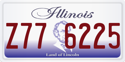 IL license plate Z776225