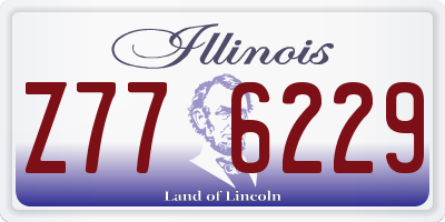 IL license plate Z776229