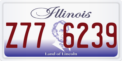 IL license plate Z776239