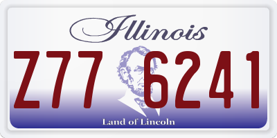 IL license plate Z776241