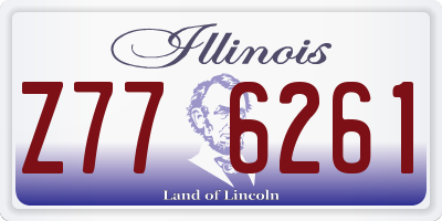 IL license plate Z776261