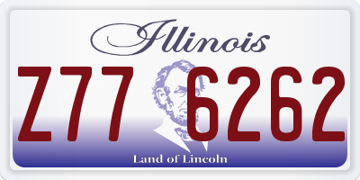 IL license plate Z776262