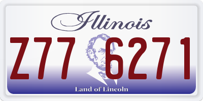 IL license plate Z776271