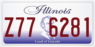 IL license plate Z776281