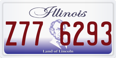 IL license plate Z776293