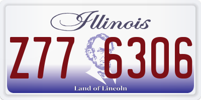 IL license plate Z776306
