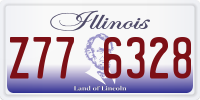 IL license plate Z776328