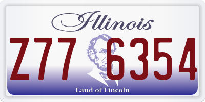 IL license plate Z776354