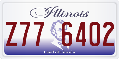 IL license plate Z776402