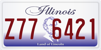 IL license plate Z776421