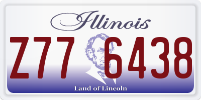 IL license plate Z776438