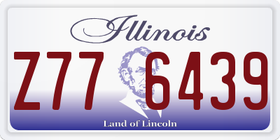 IL license plate Z776439