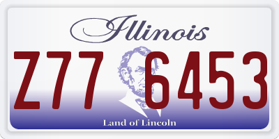 IL license plate Z776453