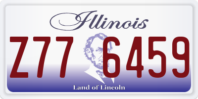 IL license plate Z776459