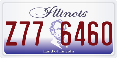 IL license plate Z776460