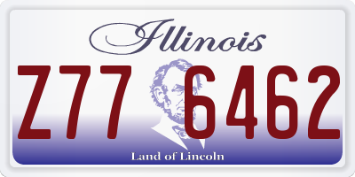IL license plate Z776462