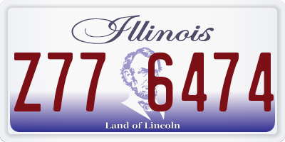 IL license plate Z776474