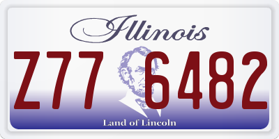 IL license plate Z776482