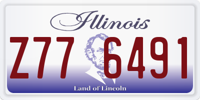 IL license plate Z776491