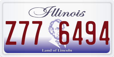 IL license plate Z776494