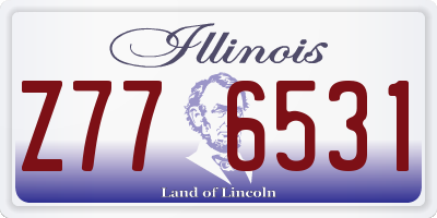 IL license plate Z776531