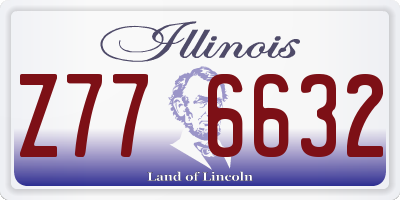 IL license plate Z776632