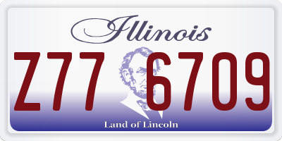 IL license plate Z776709