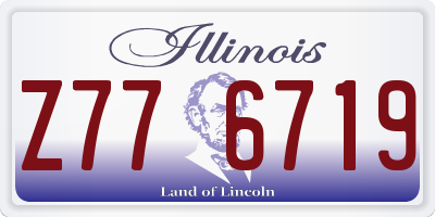 IL license plate Z776719