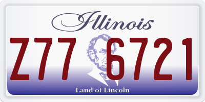 IL license plate Z776721