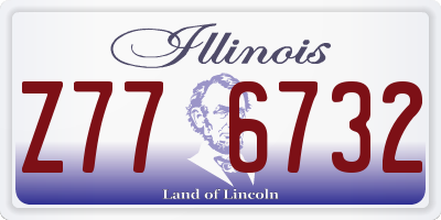 IL license plate Z776732