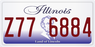 IL license plate Z776884