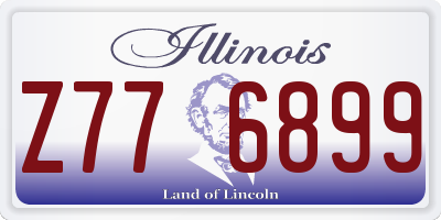 IL license plate Z776899