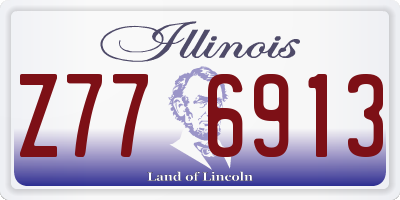 IL license plate Z776913