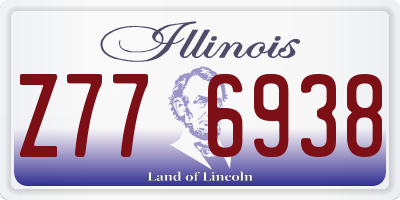 IL license plate Z776938