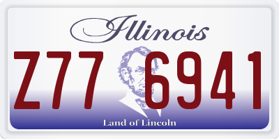 IL license plate Z776941