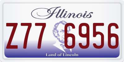 IL license plate Z776956