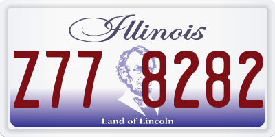 IL license plate Z778282