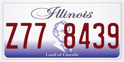 IL license plate Z778439