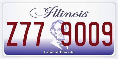 IL license plate Z779009