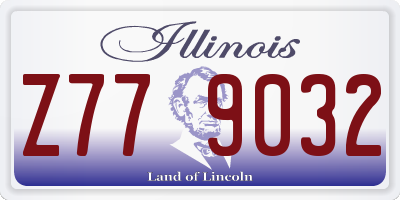 IL license plate Z779032