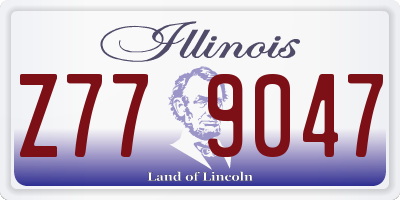 IL license plate Z779047