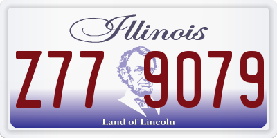 IL license plate Z779079