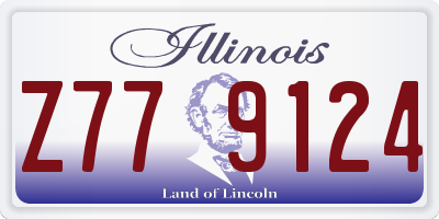 IL license plate Z779124