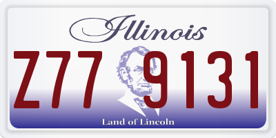 IL license plate Z779131