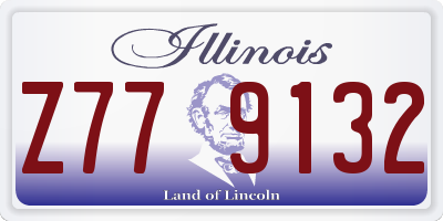 IL license plate Z779132