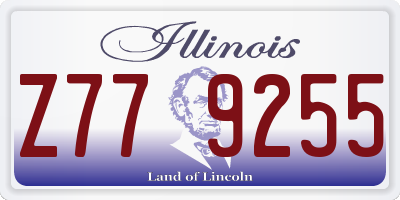 IL license plate Z779255